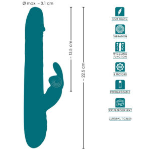 Sweet Smile Rabbit Vibrator med Wiggling (Vrikke) Funktion