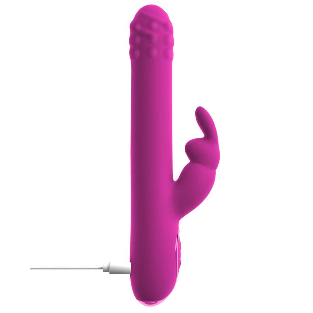 Sweet Smile Rabbit Vibrator med Rotation og Thrust Funktion
