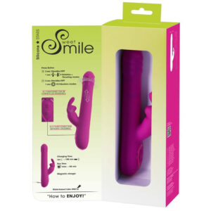Sweet Smile Rabbit Vibrator med Rotation og Thrust Funktion