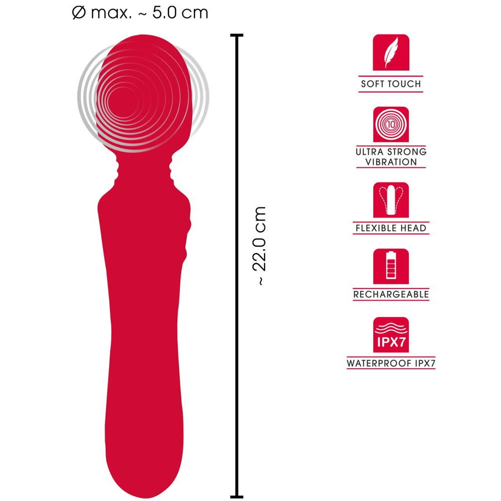 Sweet Smile Super Powerful Vibrating Wand Massagestav
