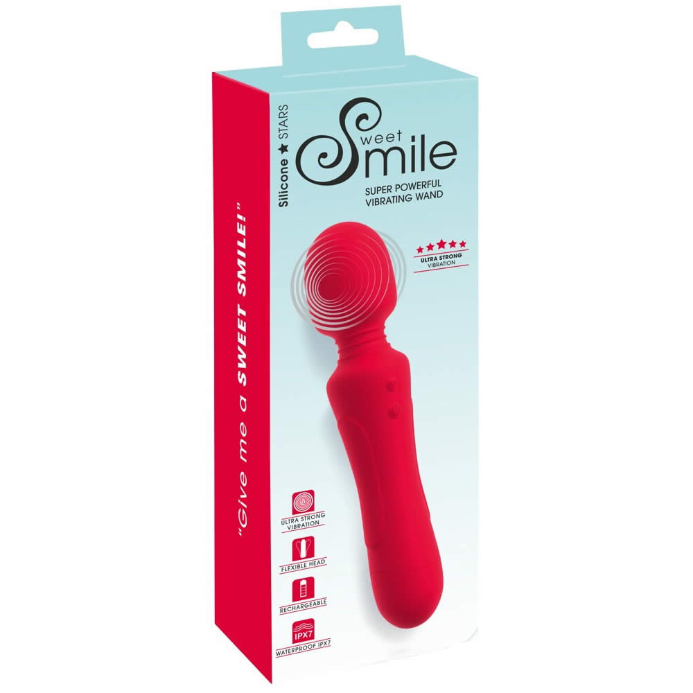 Sweet Smile Super Powerful Vibrating Wand Massagestav