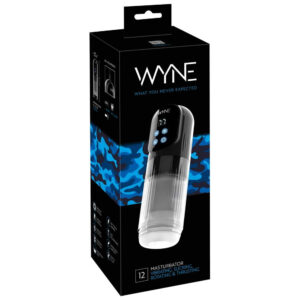 Wyne Masturbator 12 med Rotation, Stroke og Suge Funktion