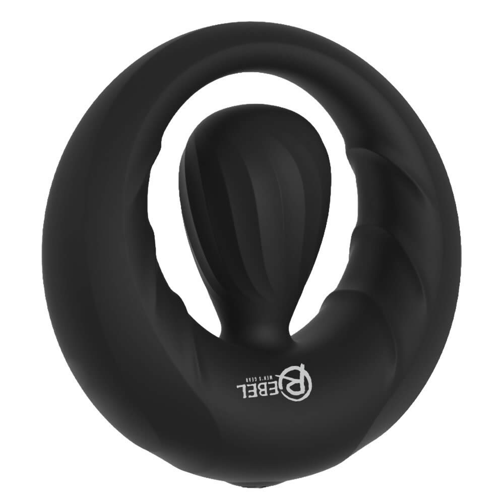 Rebel Mens Gear Penisring med Vibrerende Stimulator