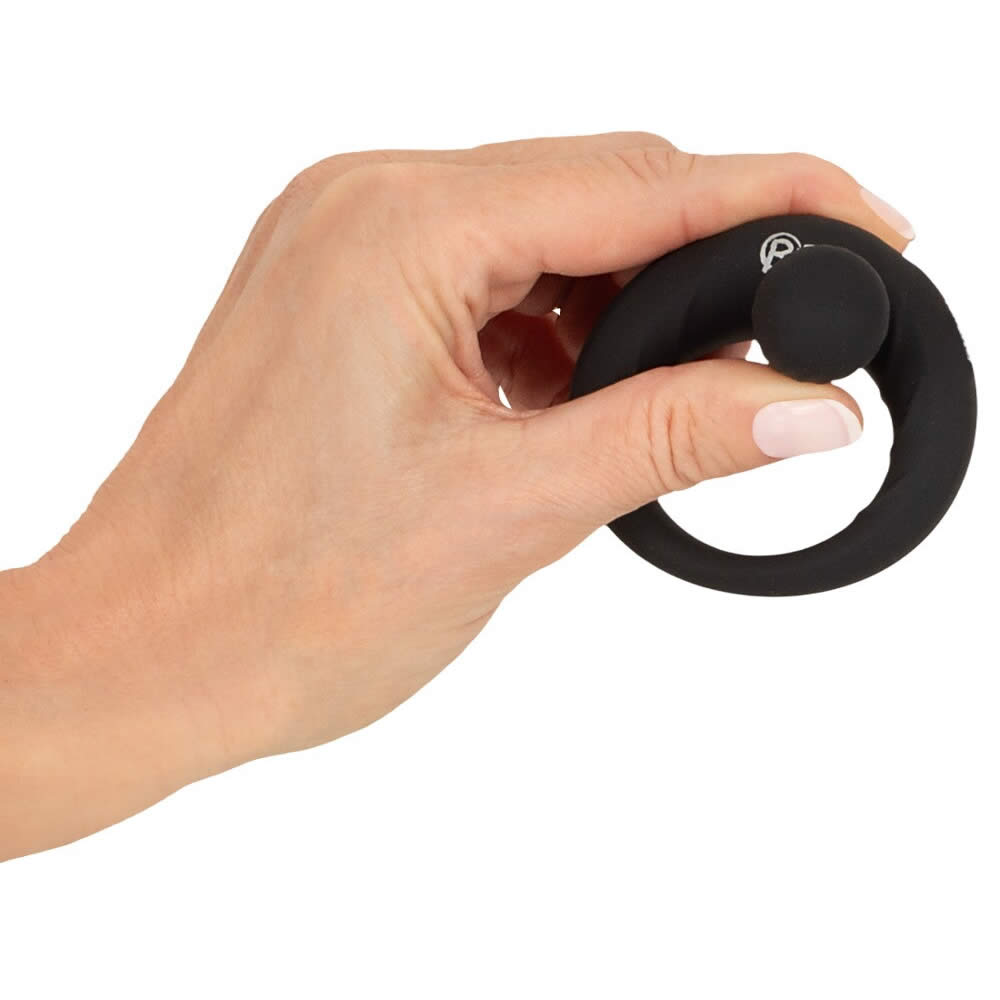 Rebel Mens Gear Penisring med Vibrerende Stimulator