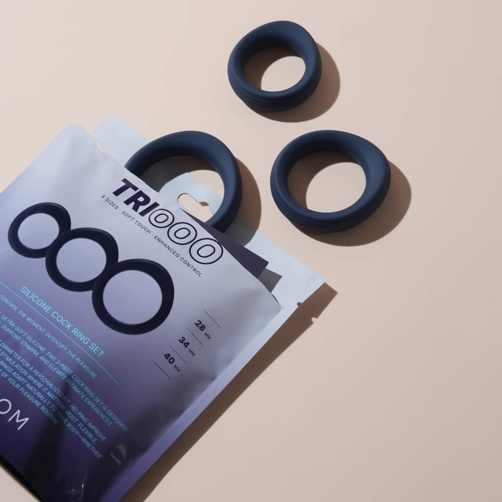 Svakom Triooo Penisring Sæt i Silikone
