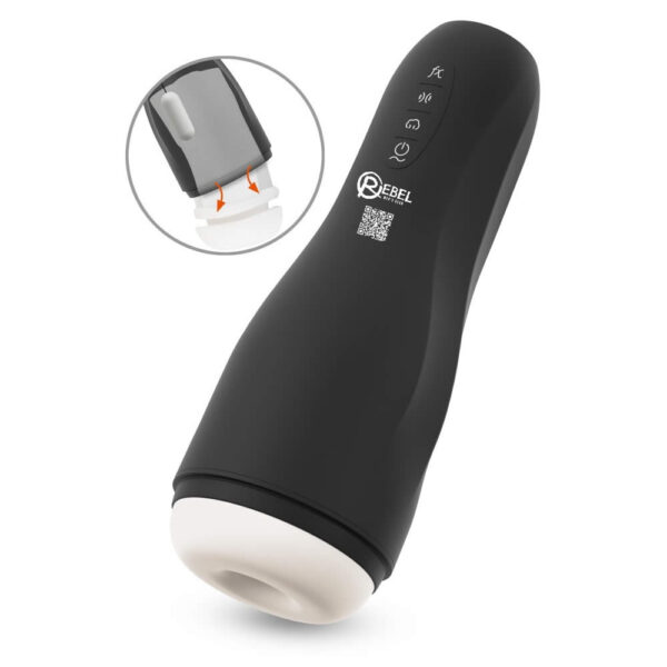 Rebel Mens Gear Masturbator med 3 Funktioner