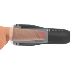 Rebel Mens Gear Masturbator med 3 Funktioner
