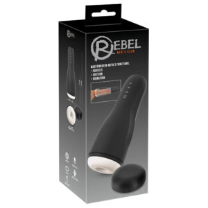 Rebel Mens Gear Masturbator med 3 Funktioner