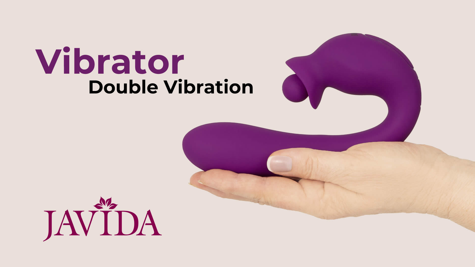 Javida Vibrator med Dobbelt Rotation